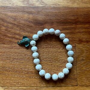Salt Spring Mala meditation Elephant Charm Beaded Bracelet